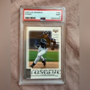 Ichiro Suzuki PSA Graded Rookie Card